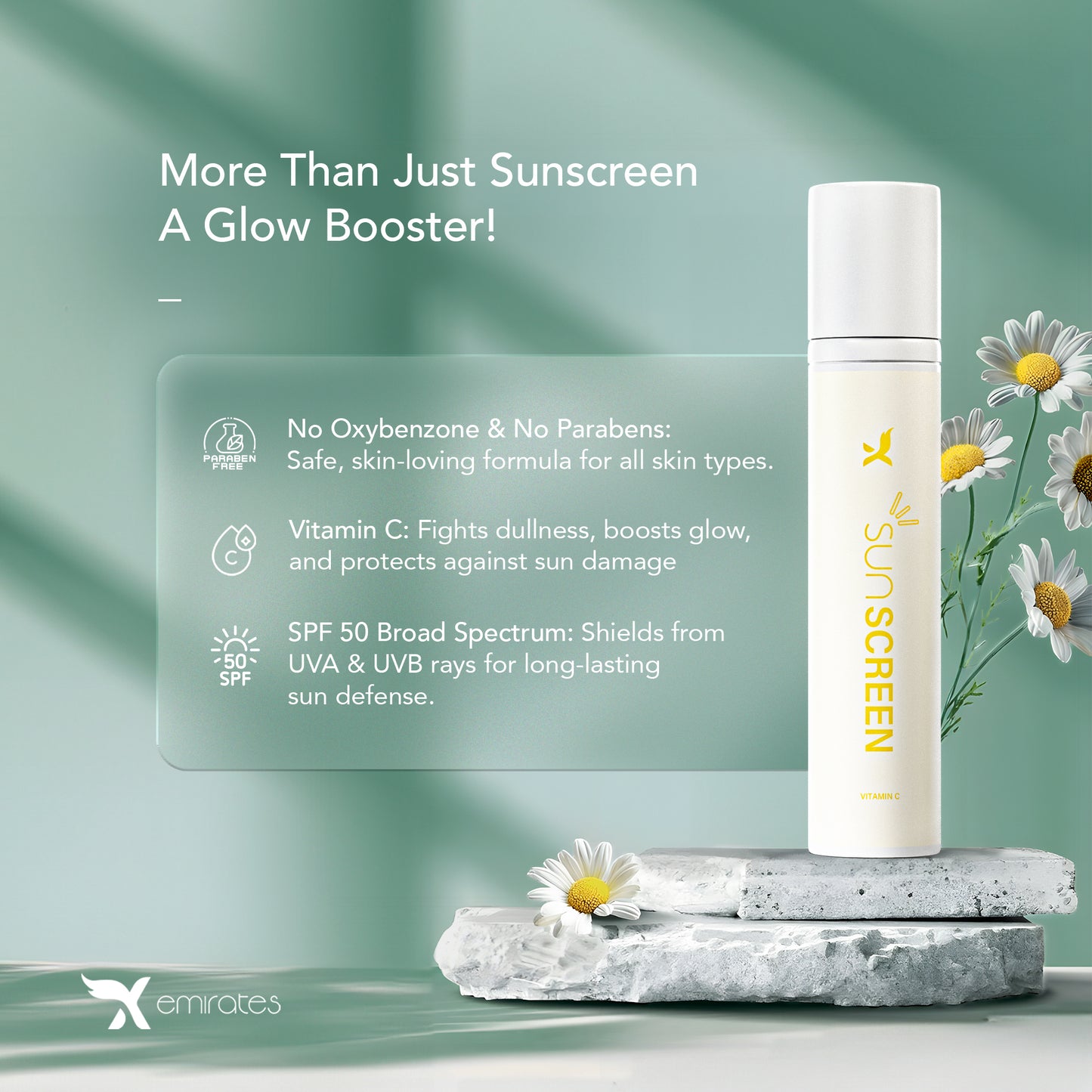 Sunscreen SPF 50 PA+++ – Broad-Spectrum Sun Protection for Face & Body