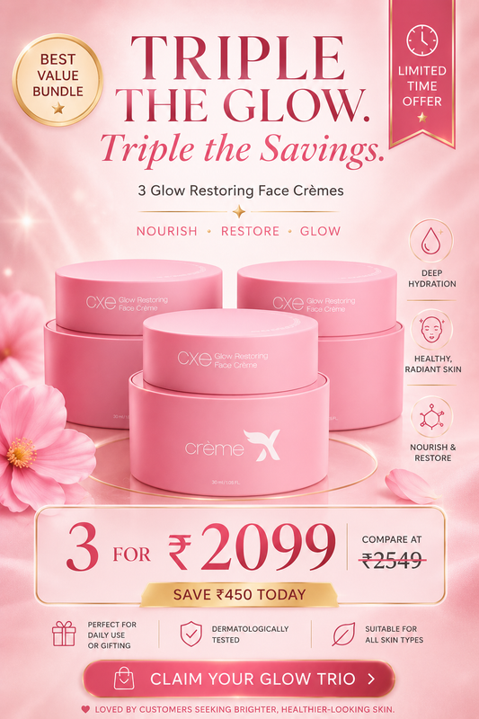 Pack of 3 CreamXemirates – Skin Brightening, Anti-Aging, & Glow Boosting Face Cream for All Skin Types