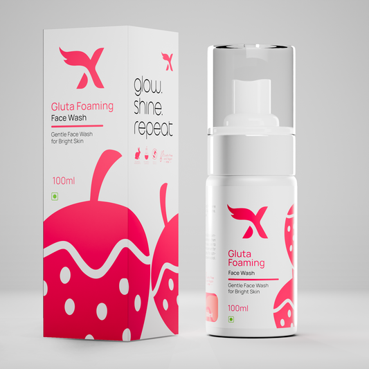 Gluta Foaming Face Wash – Skin Brightening, Anti-Acne & Deep Cleansing Foaming Cleanser
