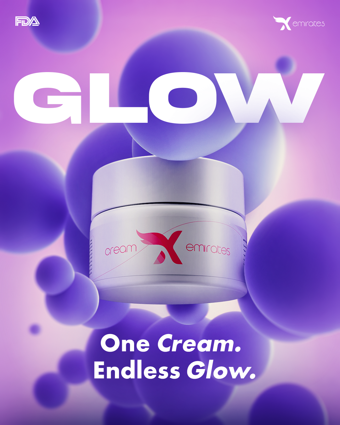 Pack of 3 CreamXemirates – Skin Brightening, Anti-Aging, & Glow Boosting Face Cream for All Skin Types