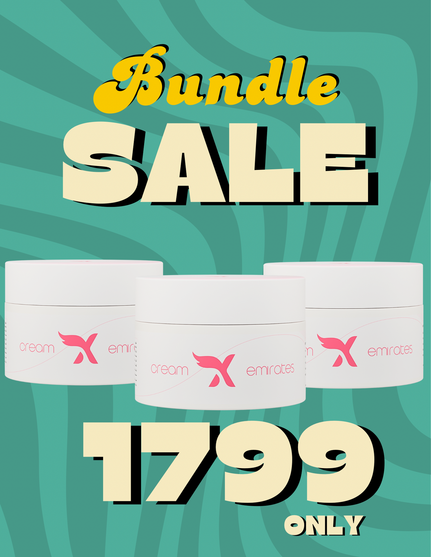 Pack of 3 CreamXemirates – Skin Brightening, Anti-Aging, & Glow Boosting Face Cream for All Skin Types