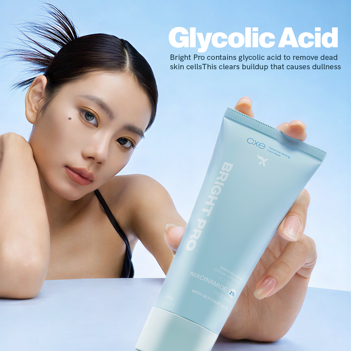 BRIGHT PRO | Xemirates |Niacinamide Glow Renewal Toner with Glycolic Acid & Rice Water