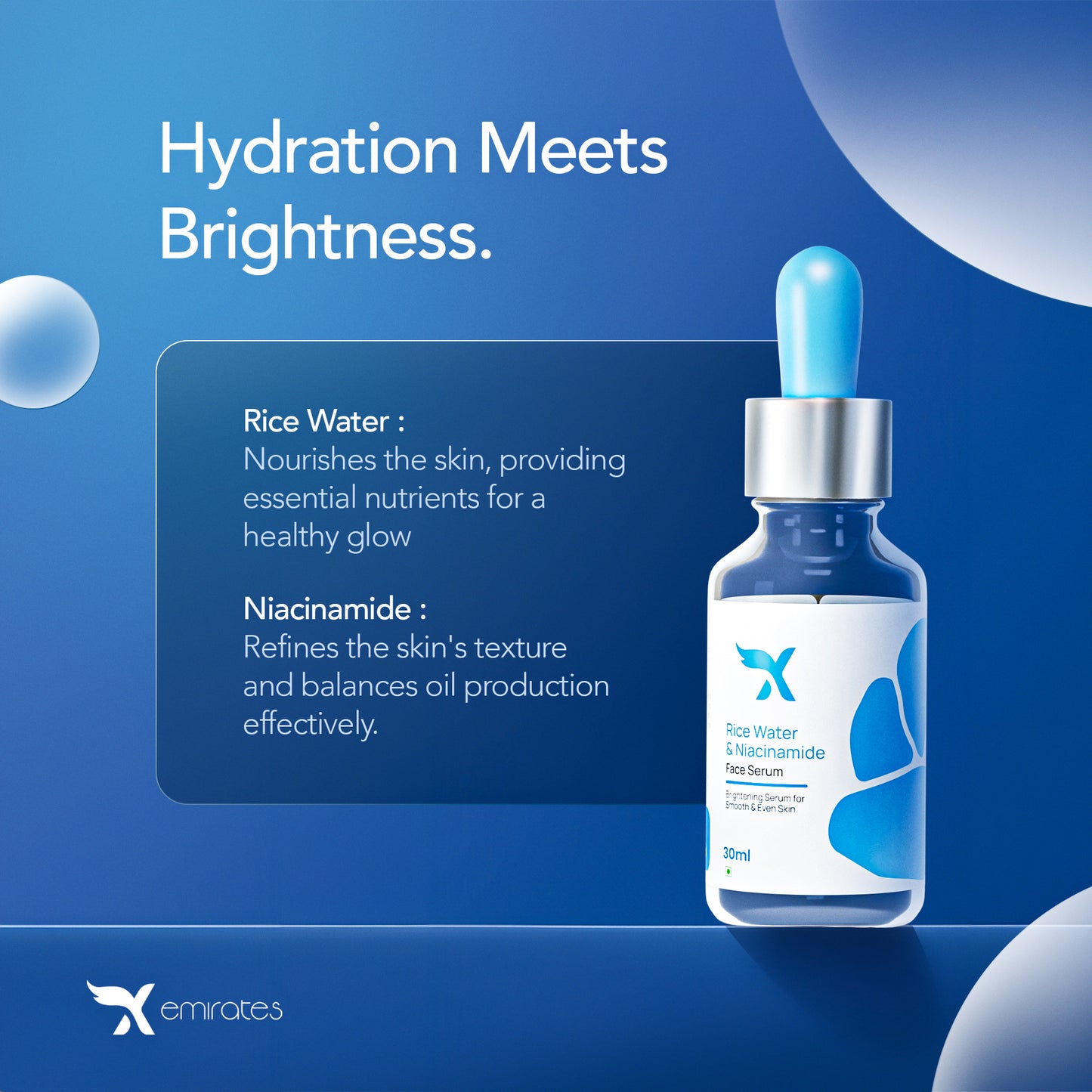 Rice Water Serum – Brightening & Hydrating Skin Elixir